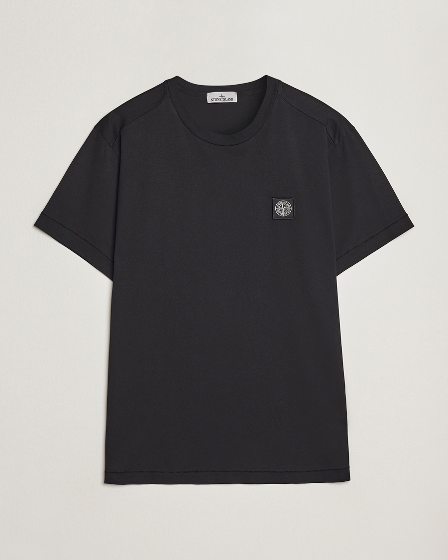 Herren | T-Shirts | Stone Island | Garment Dyed Jersey T-Shirt Black