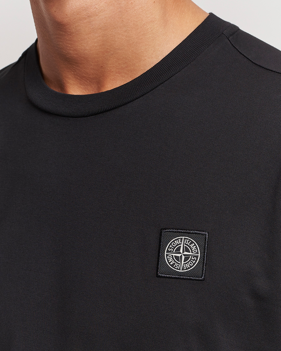 Herren | T-Shirts | Stone Island | Garment Dyed Jersey T-Shirt Black