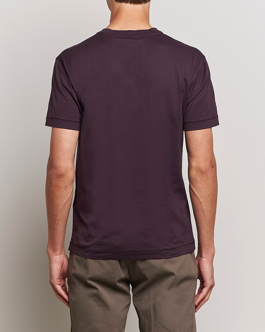 Herren | T-Shirts | Stone Island | Garment Dyed Jersey T-Shirt Dark Burgundy