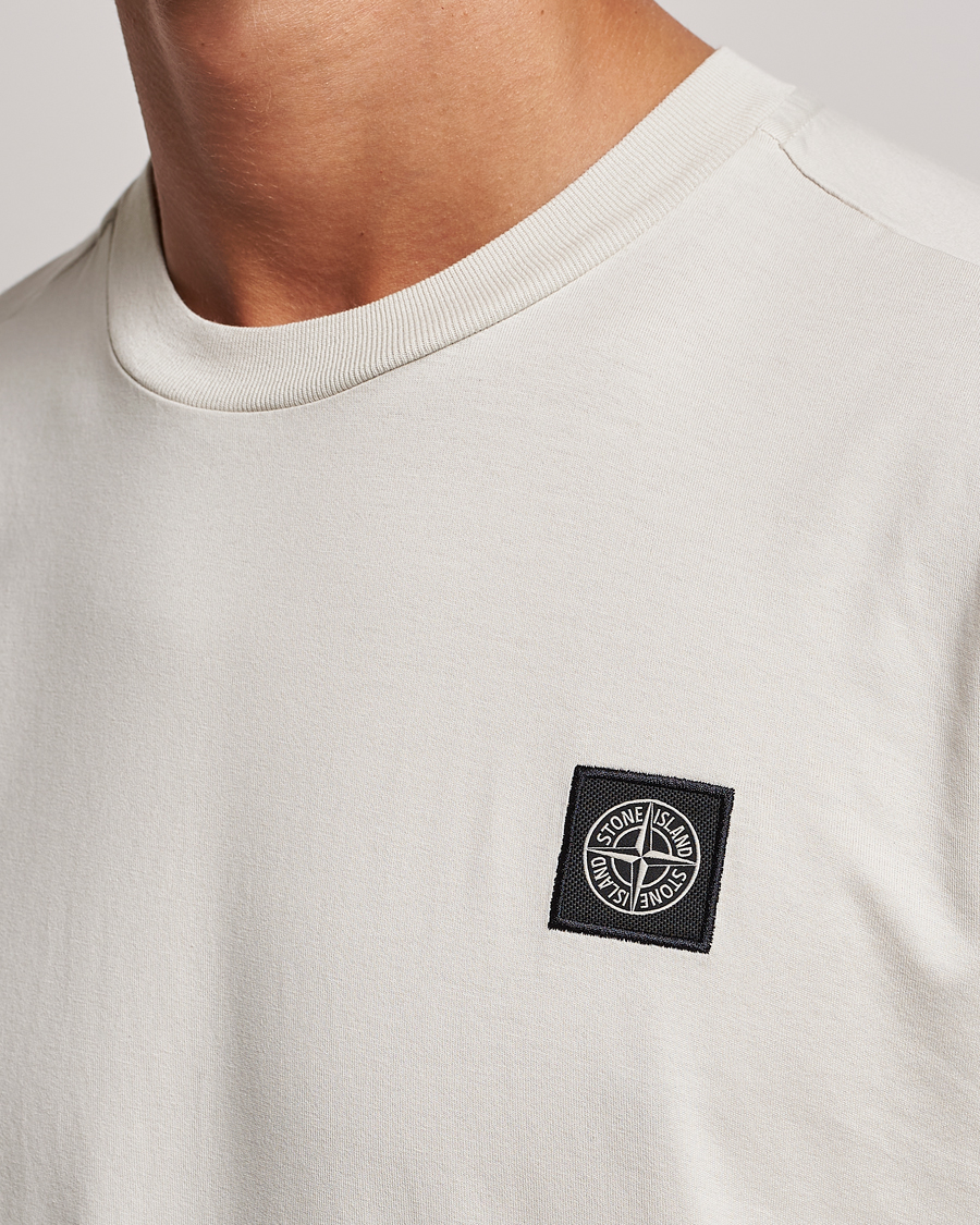 Herren | T-Shirts | Stone Island | Garment Dyed Jersey T-Shirt Plaster