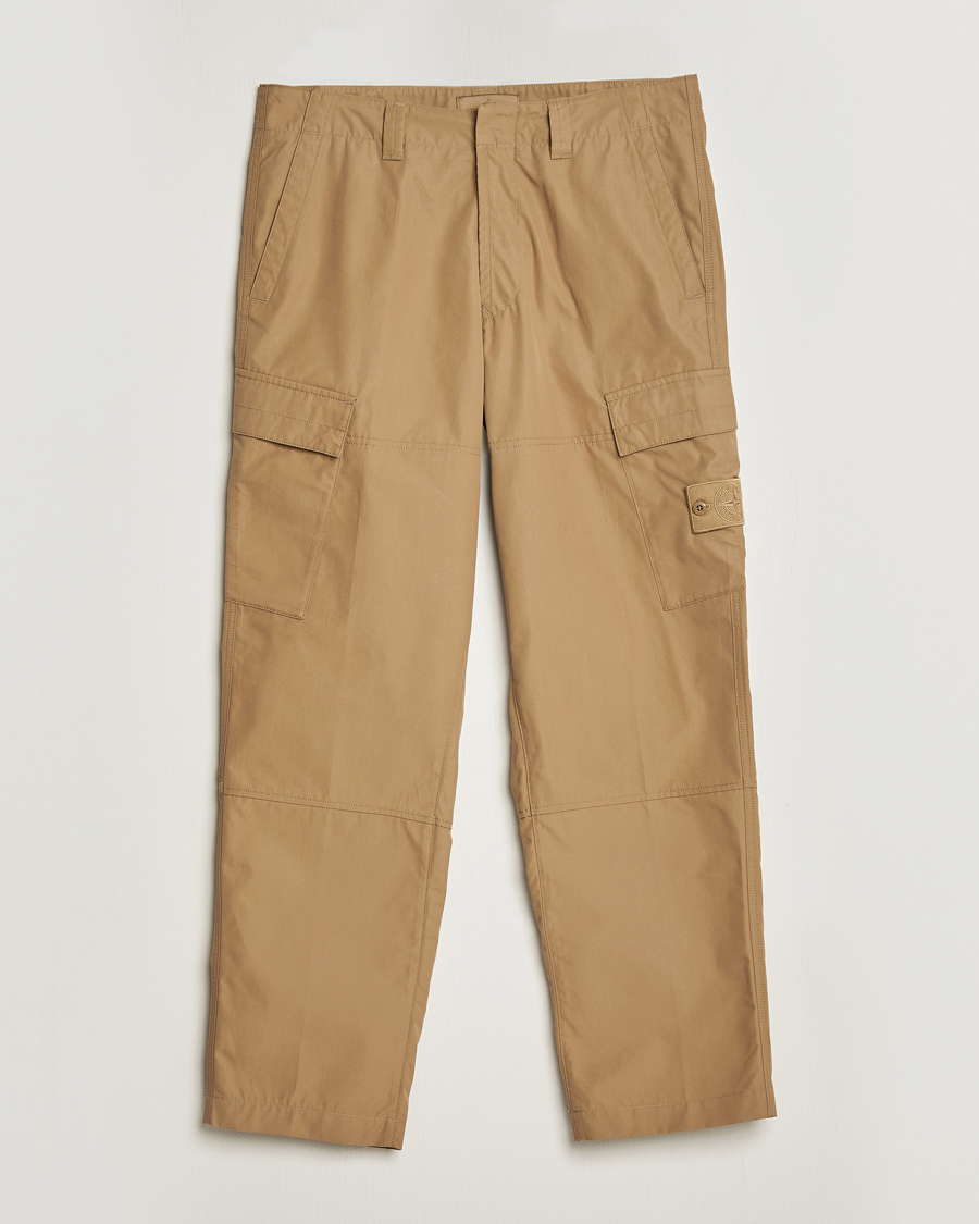 Herren | Hosen | Stone Island | Ghost Piece O-Ventile Trousers Dark Beige