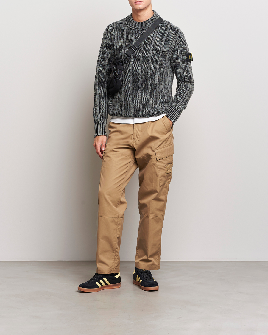 Herren | Hosen | Stone Island | Ghost Piece O-Ventile Trousers Dark Beige