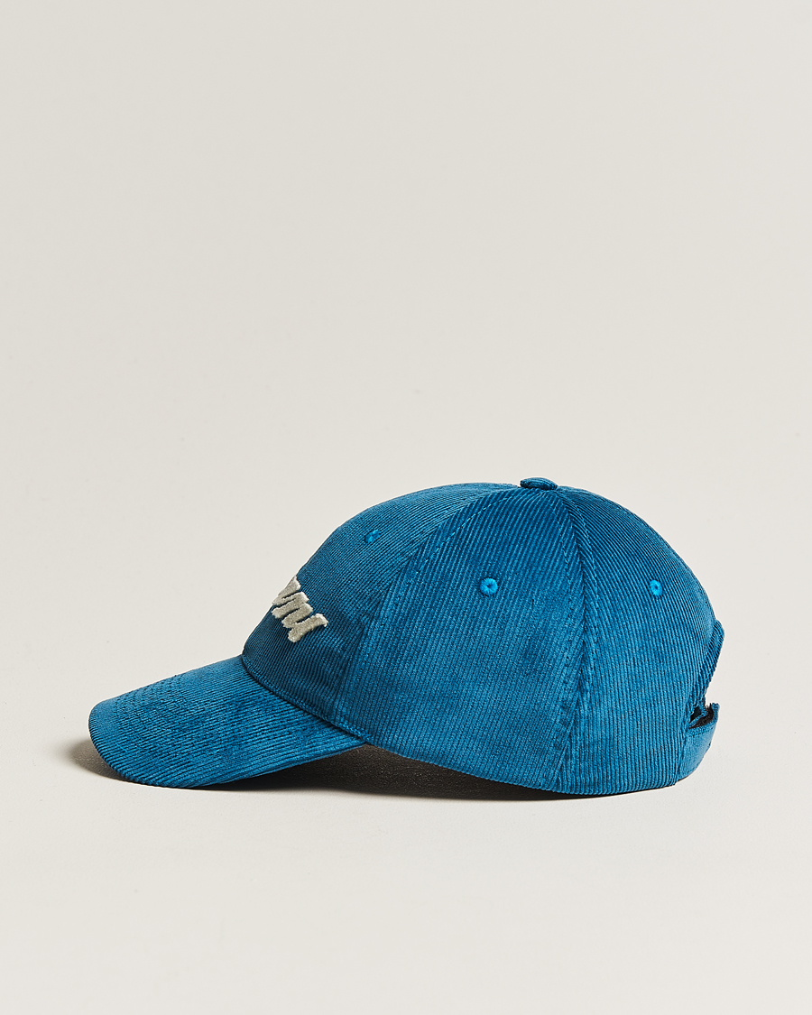 Herren | Marni Wale Corduroy Baseball Cap Royal | Marni | Wale Corduroy Baseball Cap Royal