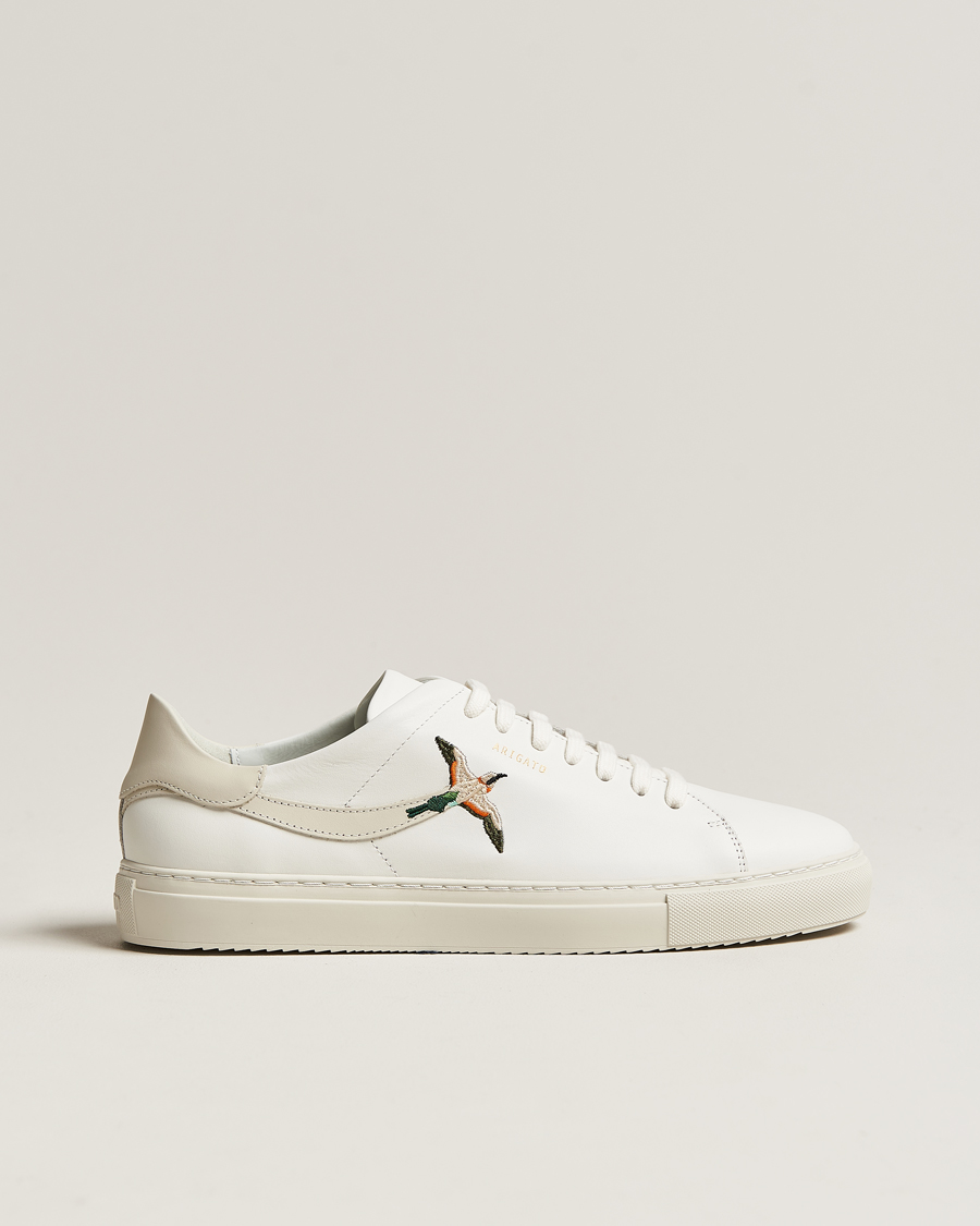 Herren | Axel Arigato Clean 90 Striped Bee Bird Sneaker White | Axel Arigato | Clean 90 Striped Bee Bird Sneaker White