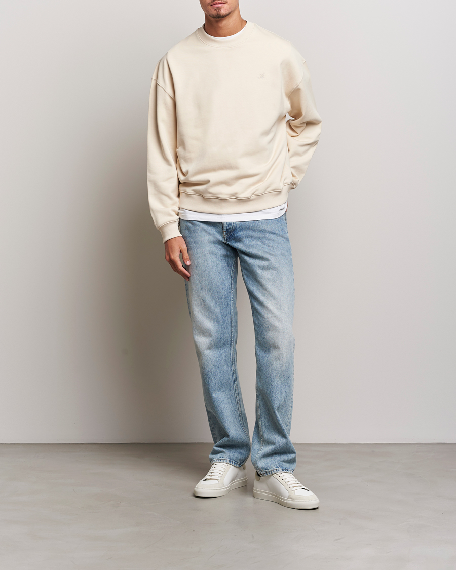 Herren | Pullover | Axel Arigato | Honor Crew Neck Sweatshirt Pale Beige