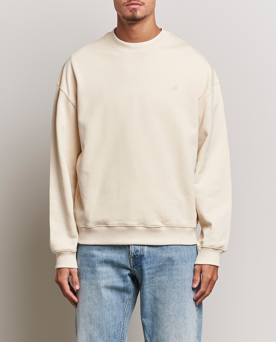 Herren | Pullover | Axel Arigato | Honor Crew Neck Sweatshirt Pale Beige