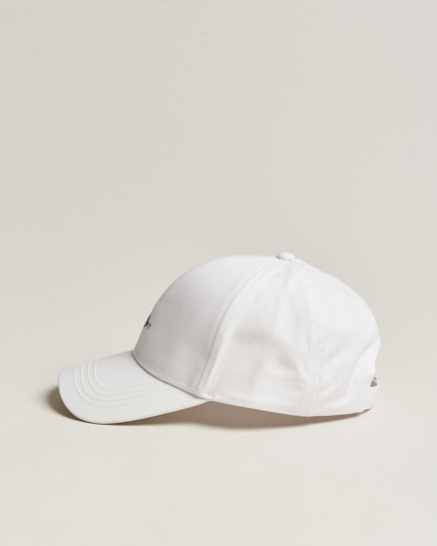 Herren | GANT High Cotton Twill Cap White | GANT | High Cotton Twill Cap White