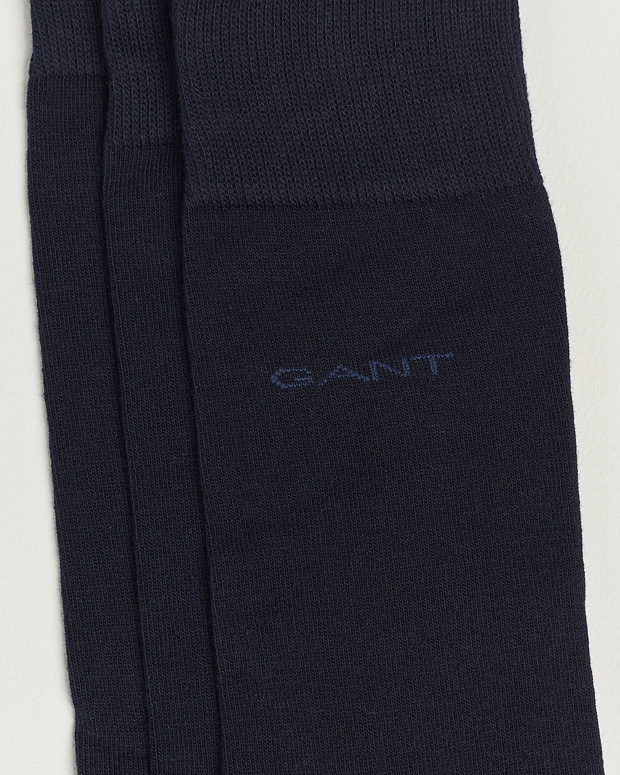 Herren | Kleidung | GANT | 3-Pack Cotton Socks Marine