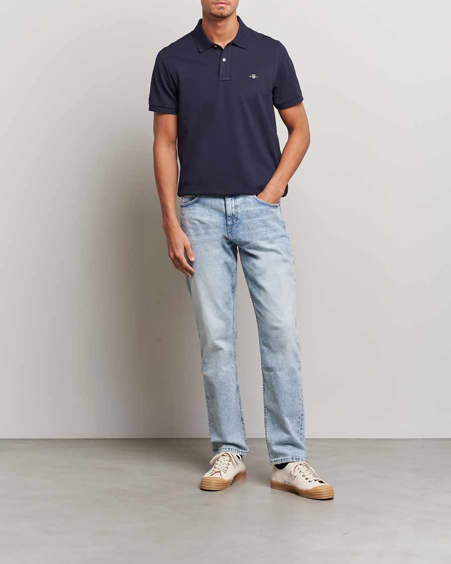 Herren | Poloshirts | Gant | The Original Polo Evening Blue