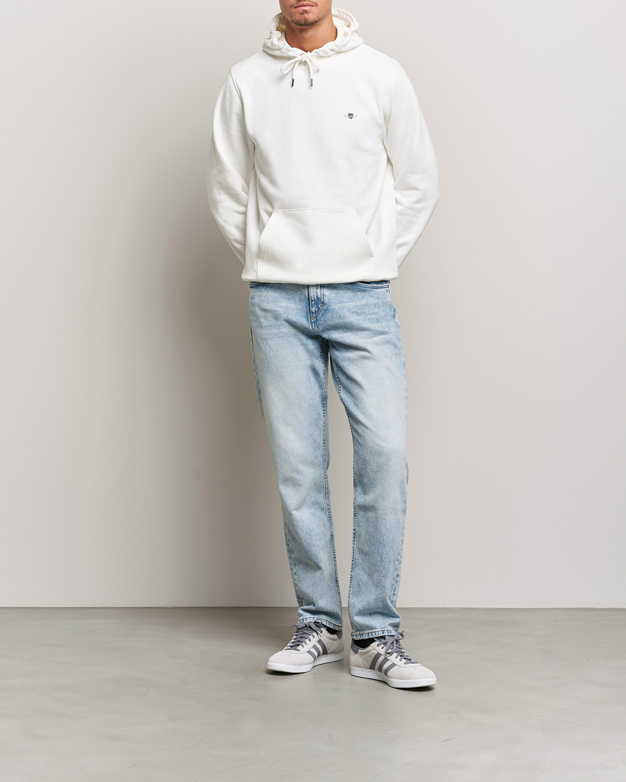 Herren | Pullover | GANT | Original Shield Logo Hoodie Eggshell