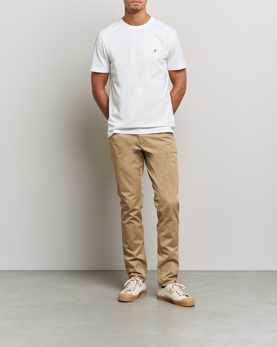 Herren | T-Shirts | GANT | The Original Solid T-Shirt White