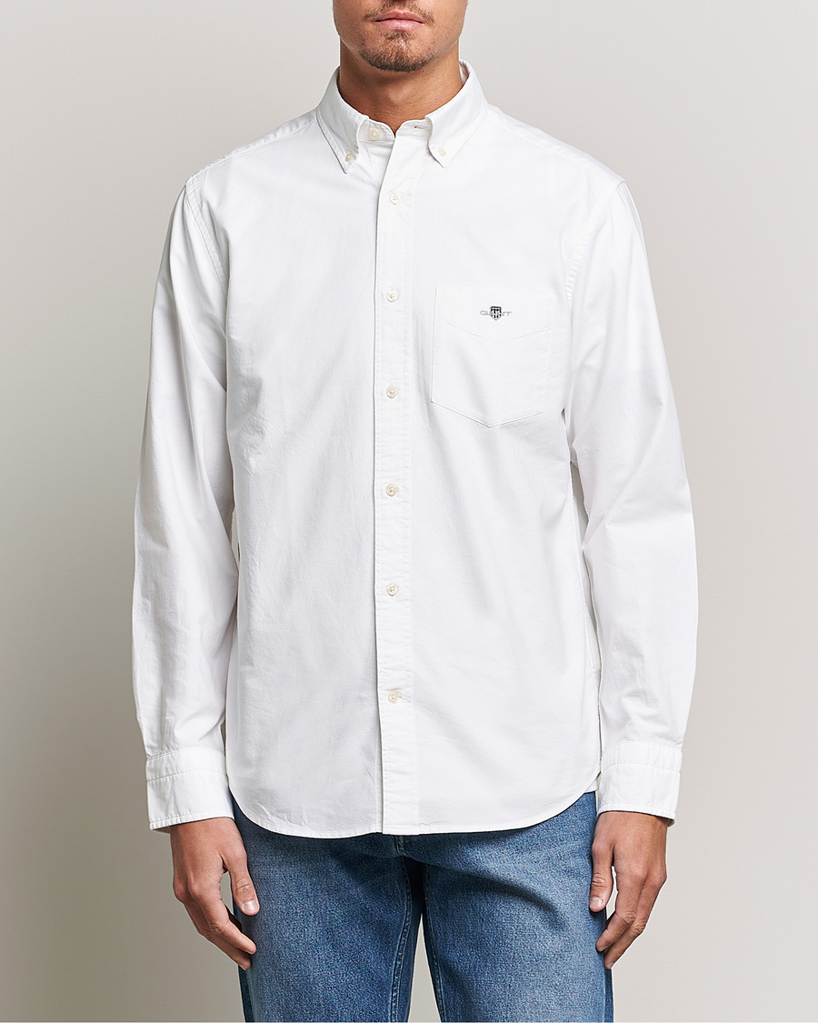 Herren | Oxfordhemden | GANT | Regular Fit Oxford Shirt White