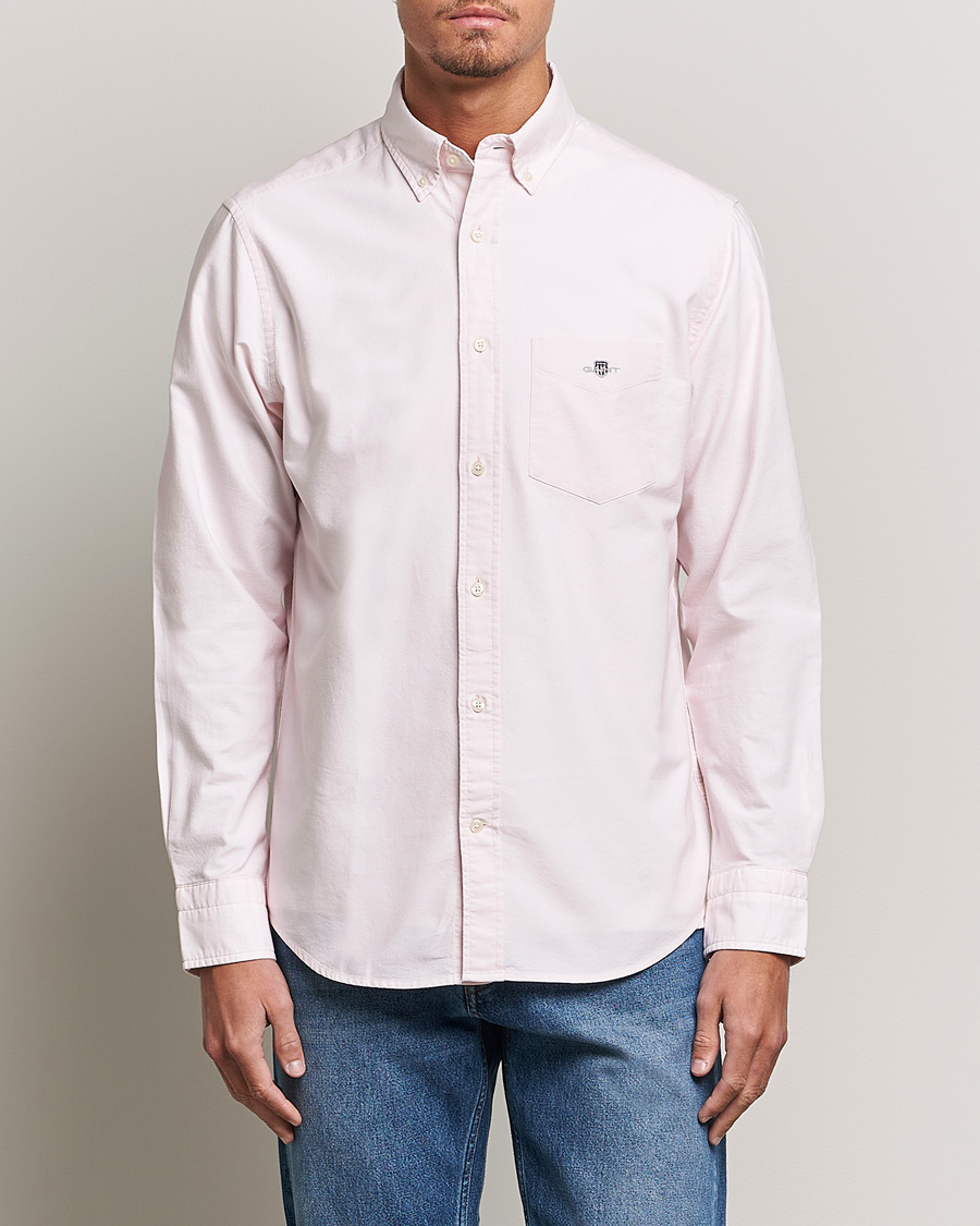 Herren | Freizeithemden | GANT | Regular Fit Oxford Shirt Light Pink