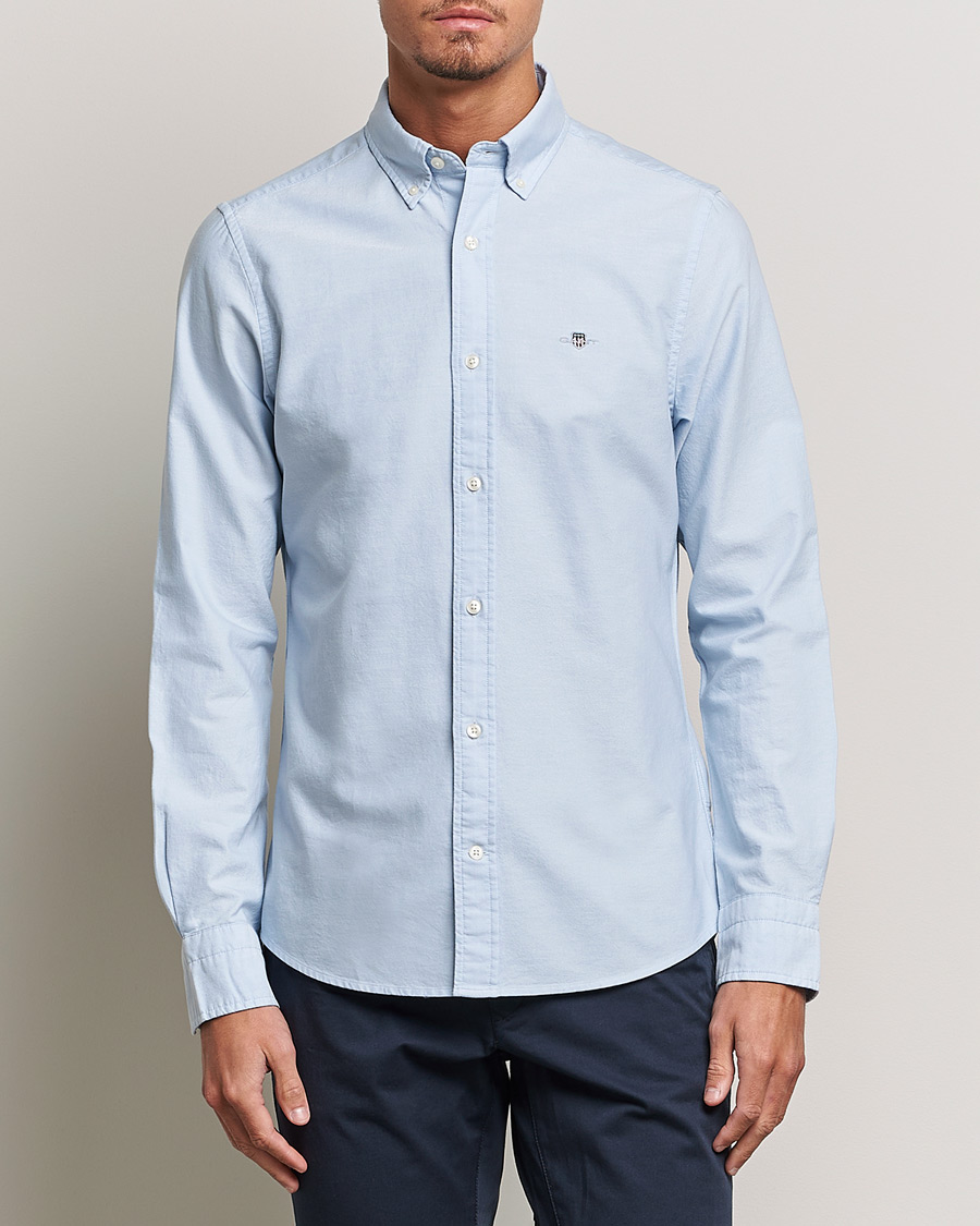 Herren | Freizeithemden | GANT | Slim Fit Oxford Shirt Light Blue