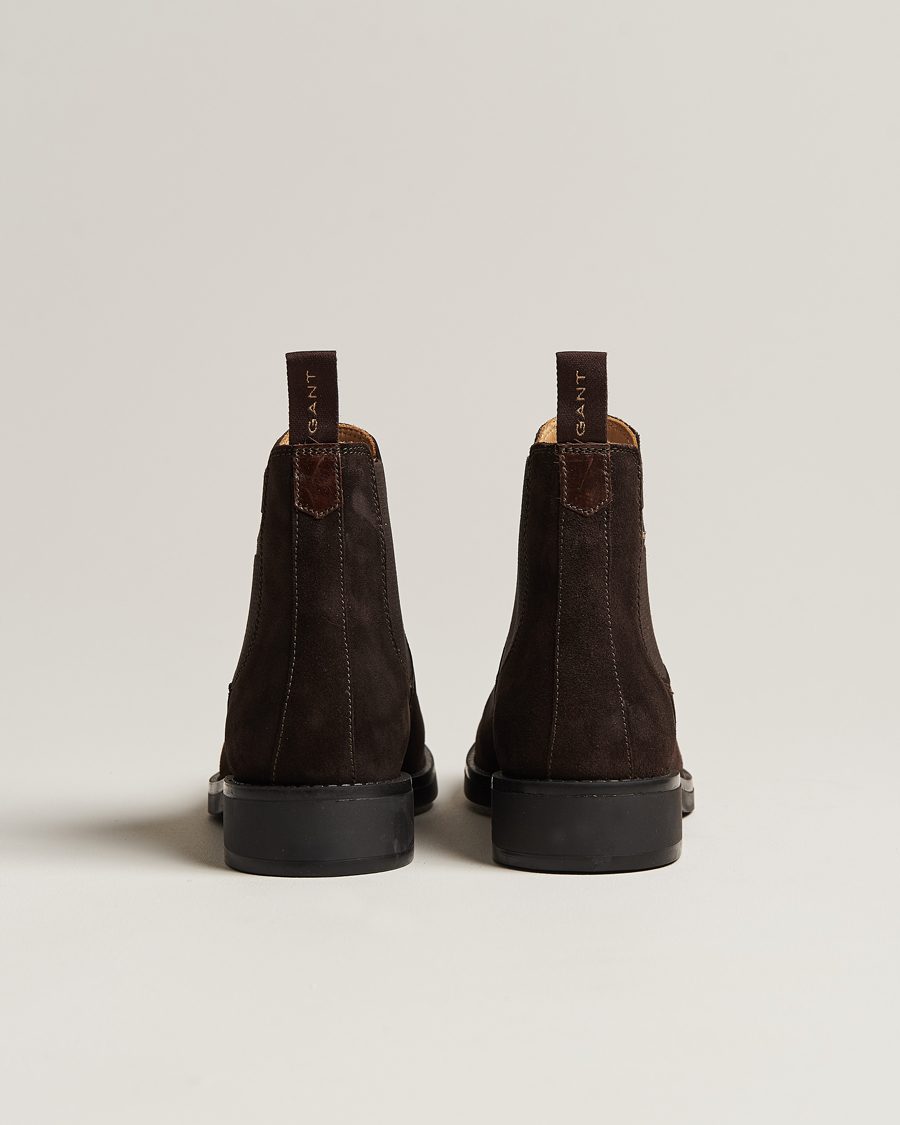 Herren | GANT Prepdale Suede Chelsea Boot Dark Brown | GANT | Prepdale Suede Chelsea Boot Dark Brown