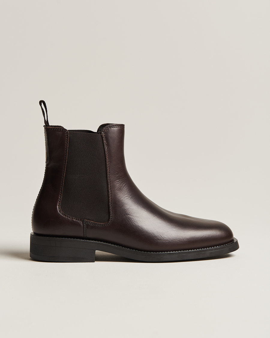 Herren | GANT Rizmood Leather Chelsea Boot Dark Brown | GANT | Rizmood Leather Chelsea Boot Dark Brown