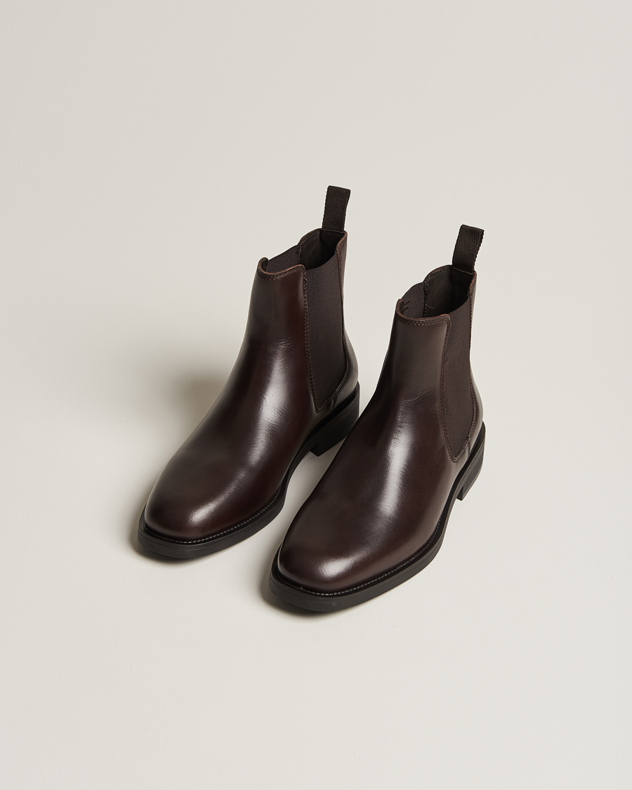 Herren | GANT Rizmood Leather Chelsea Boot Dark Brown | GANT | Rizmood Leather Chelsea Boot Dark Brown