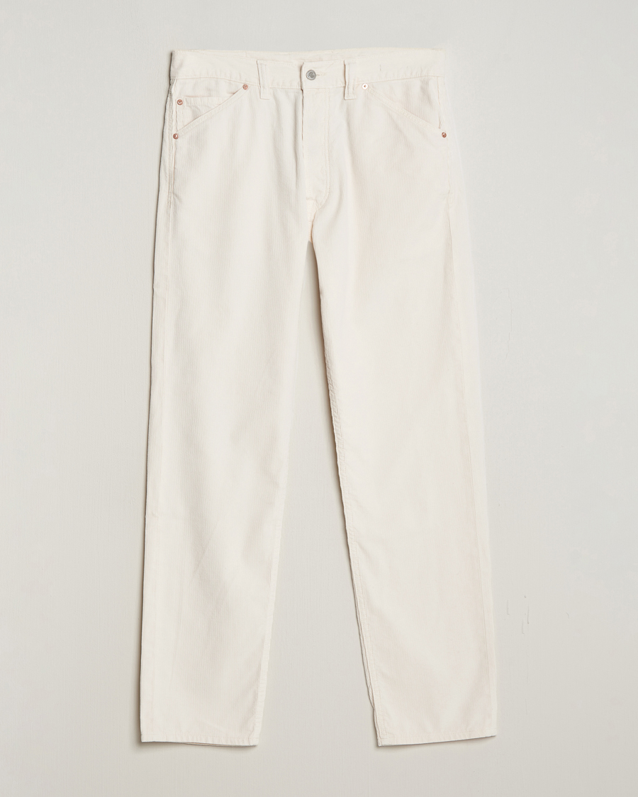 Herren | Hosen | Drake's | 5-Pocket Selvedge Needlecord Jeans Neutral