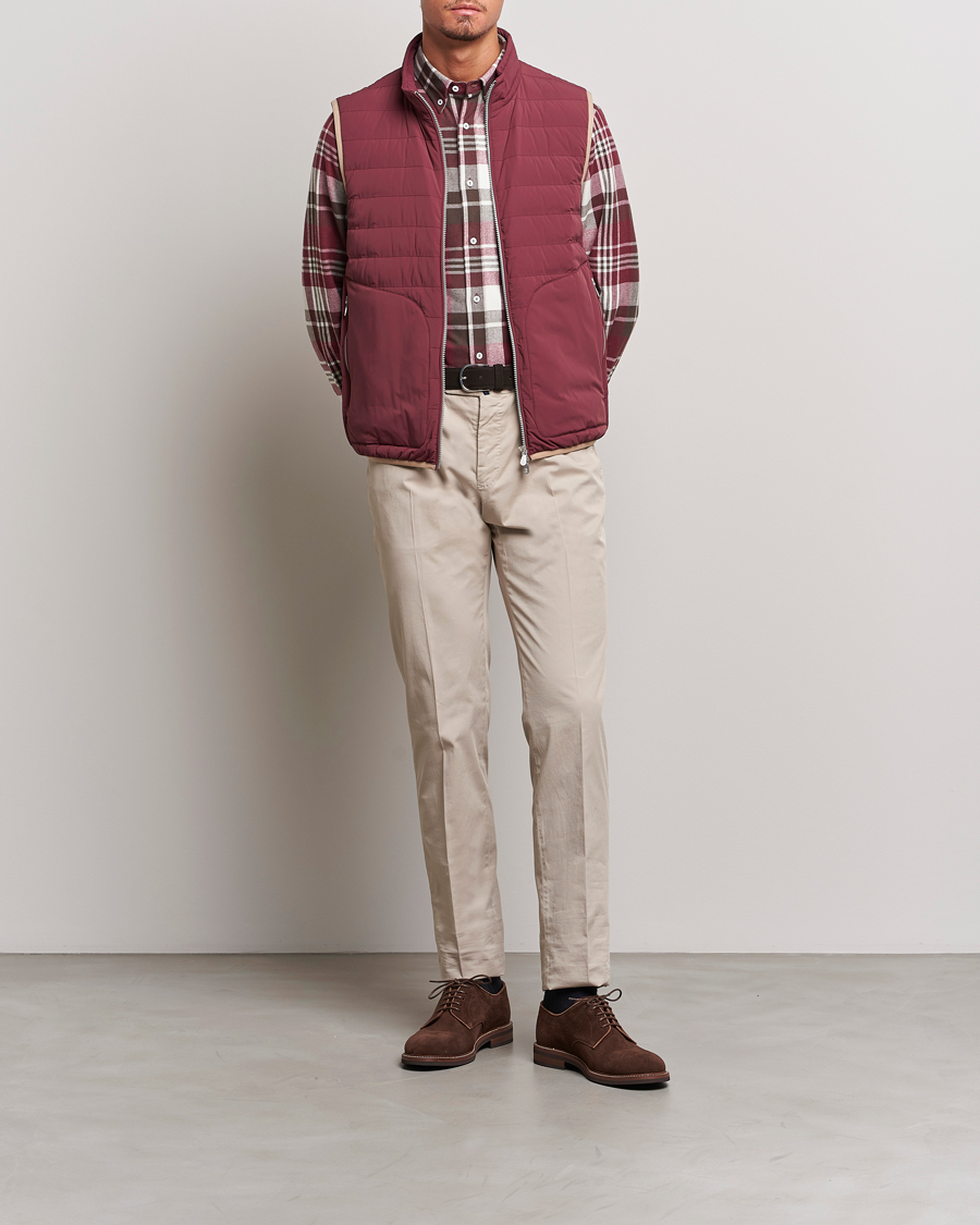 Herren | Jacken | Brunello Cucinelli | Nylon Down Vest Burgundy