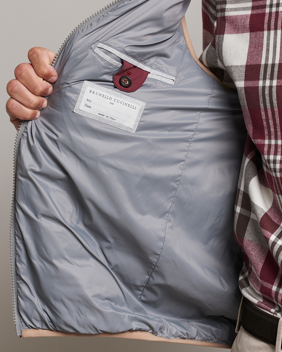 Herren | Jacken | Brunello Cucinelli | Nylon Down Vest Burgundy