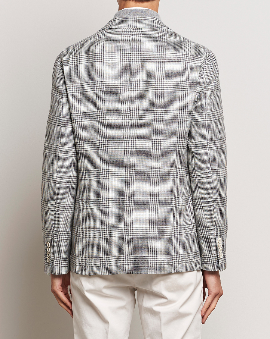 Herren | Sakkos | Brunello Cucinelli | Prince Of Wales Check Blazer Pearl Grey