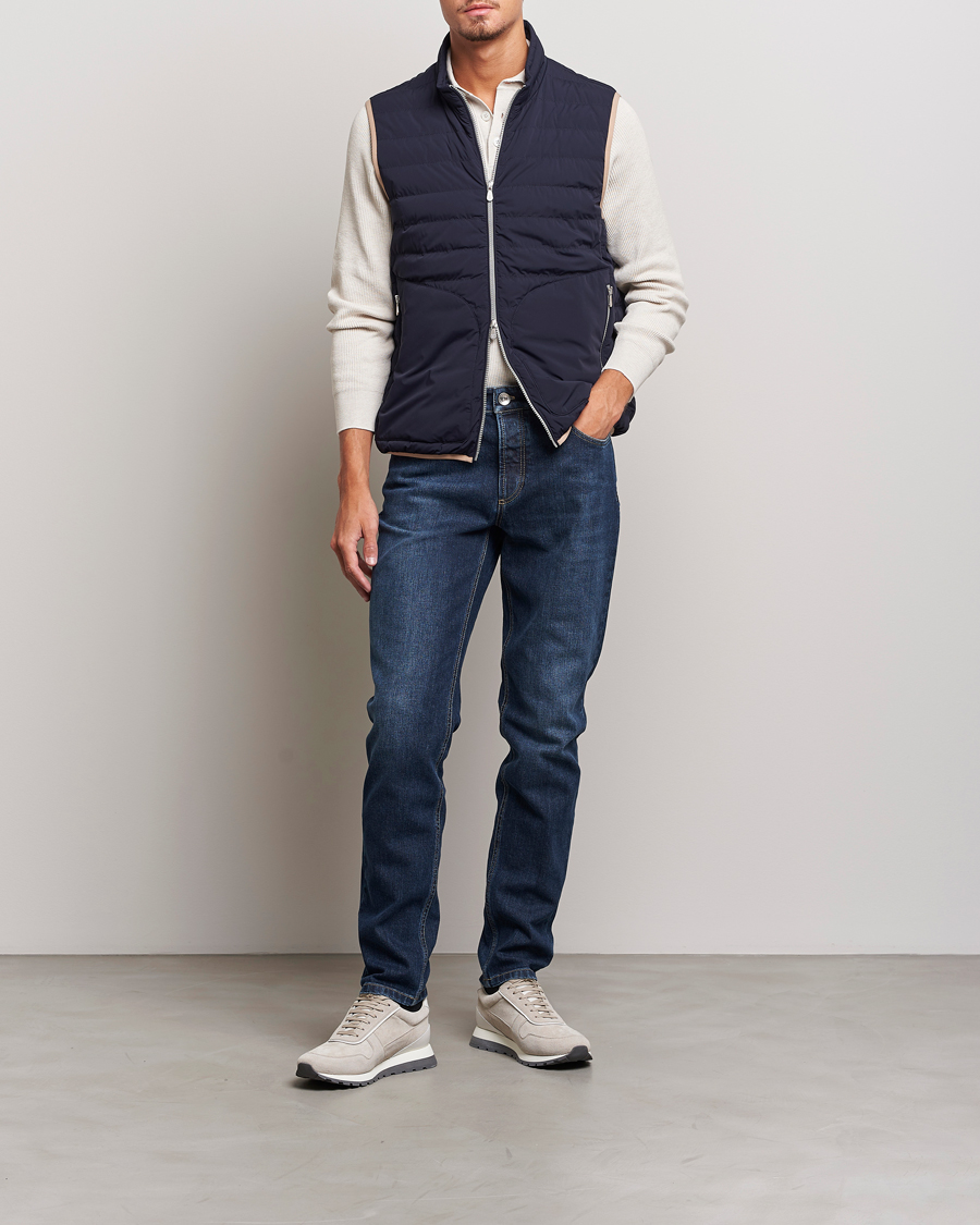 Herren | Jeans | Brunello Cucinelli | Traditional Fit Jeans Dark Wash
