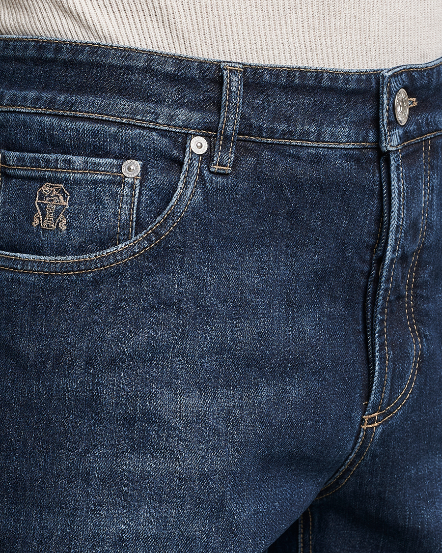 Herren | Jeans | Brunello Cucinelli | Traditional Fit Jeans Dark Wash