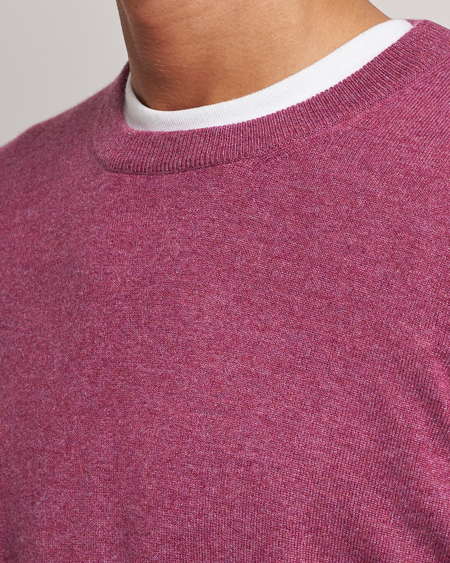 Herren | Pullover | Brunello Cucinelli | 2 Ply Cashmere Pullover Burgundy