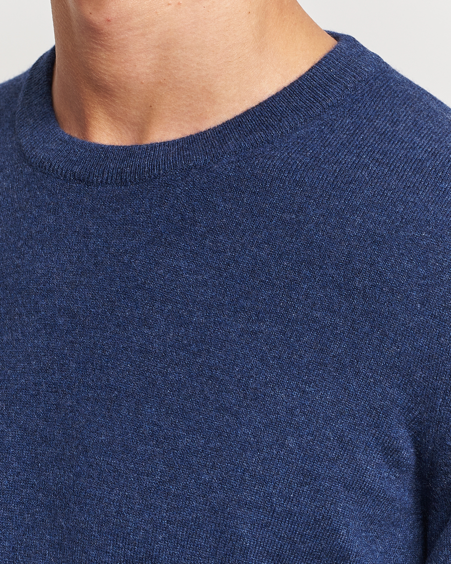 Herren | Pullover | Brunello Cucinelli | 2 Ply Cashmere Pullover Dark Blue