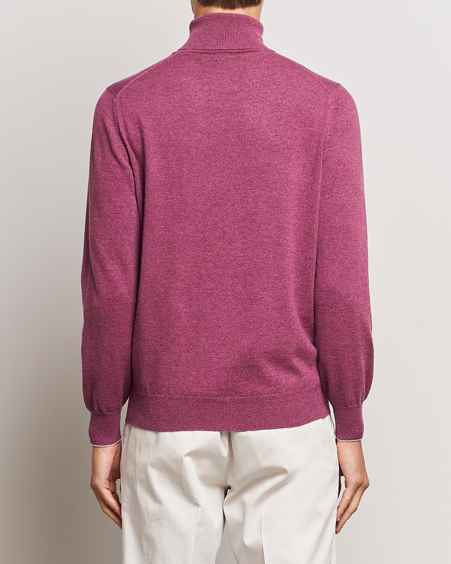 Herren | Pullover | Brunello Cucinelli | 2 Ply Cashmere Rollneck Burgundy