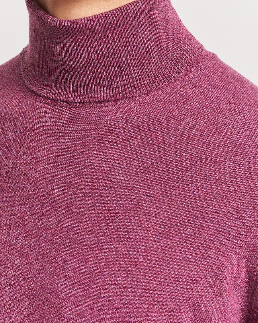 Herren | Pullover | Brunello Cucinelli | 2 Ply Cashmere Rollneck Burgundy