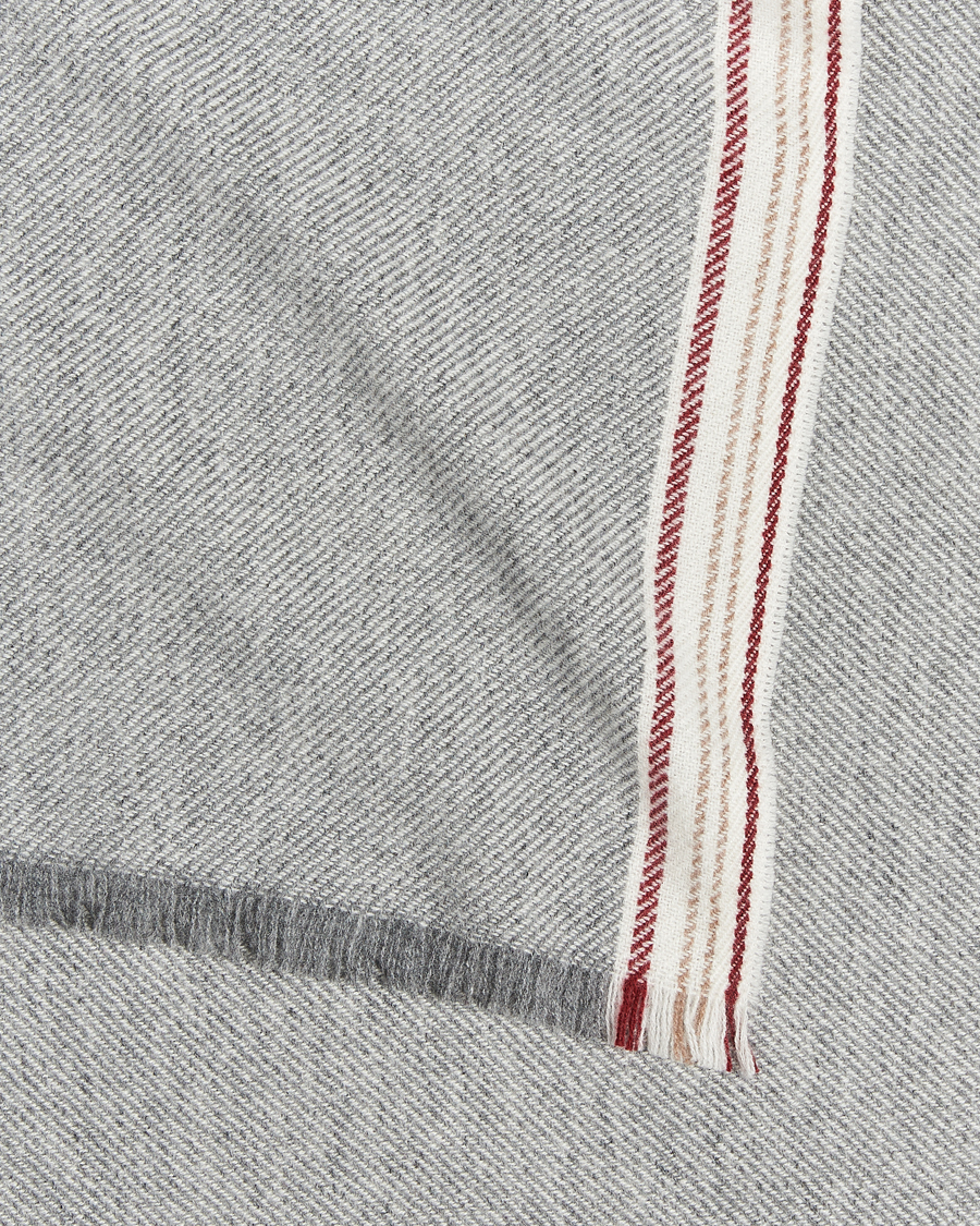 Herren | Brunello Cucinelli Cashmere Scarf Grey | Brunello Cucinelli | Cashmere Scarf Grey