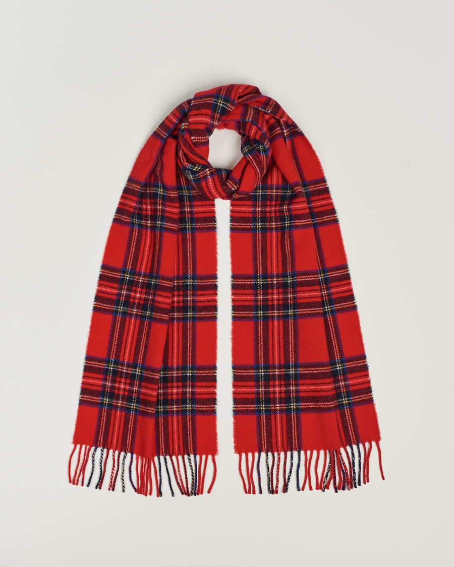 Herren | Morris Arthur Check Scarf  Red | Morris | Arthur Check Scarf  Red