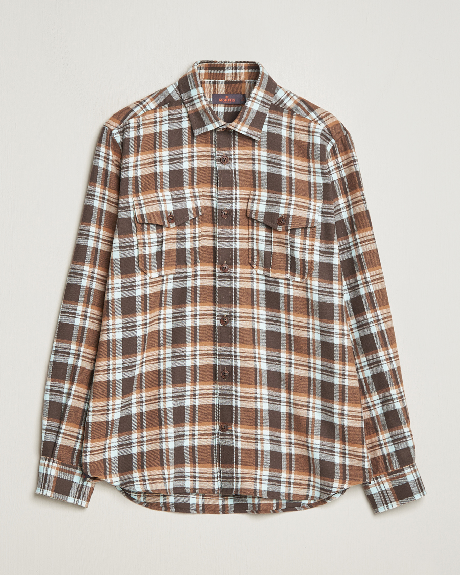 Herren | Hemden | Morris | Tartan Shirt Classic Fit Camel