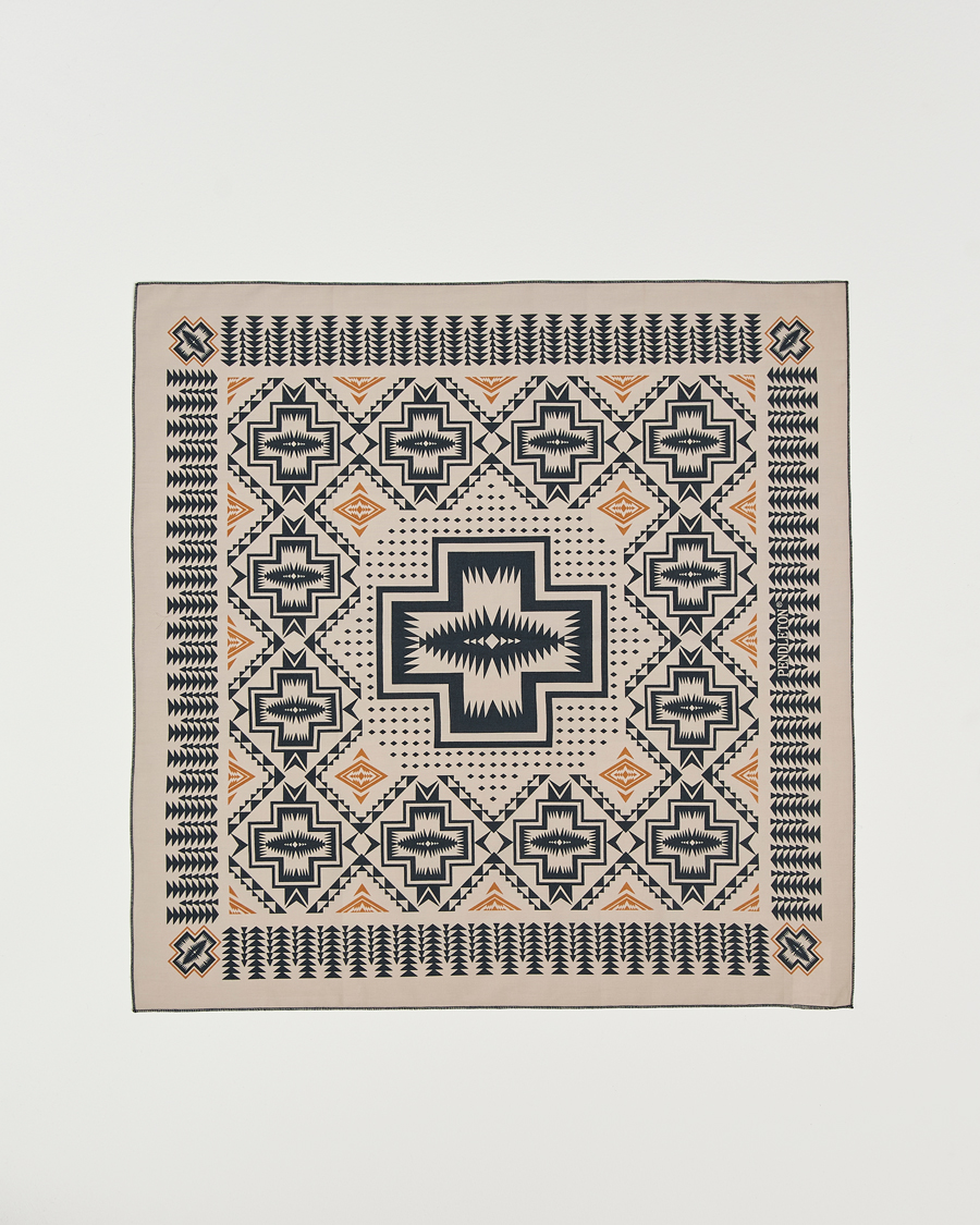 Herren | Pendleton Cotton Bandana Harding Taupe | Pendleton | Cotton Bandana Harding Taupe