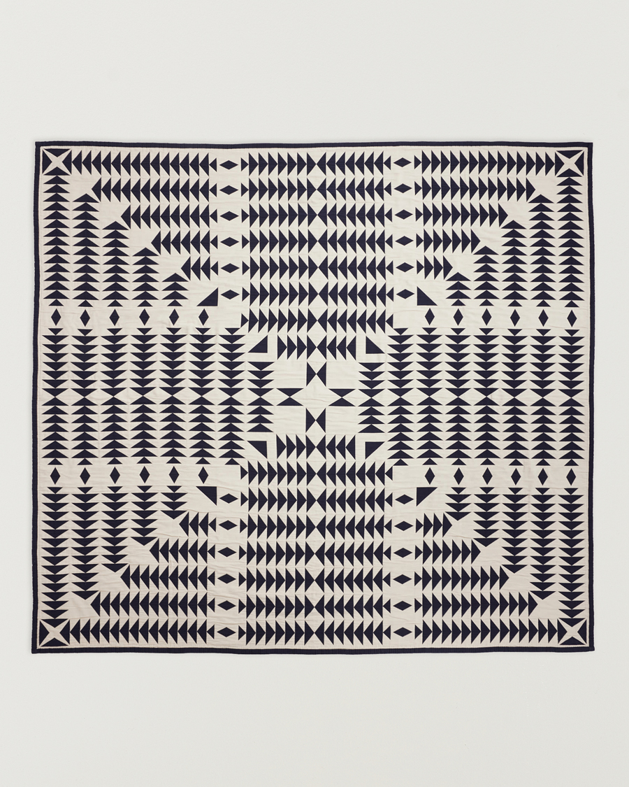 Herren | Textilien | Pendleton | Organic Cotton Matelasse Blanket Midnight Nova