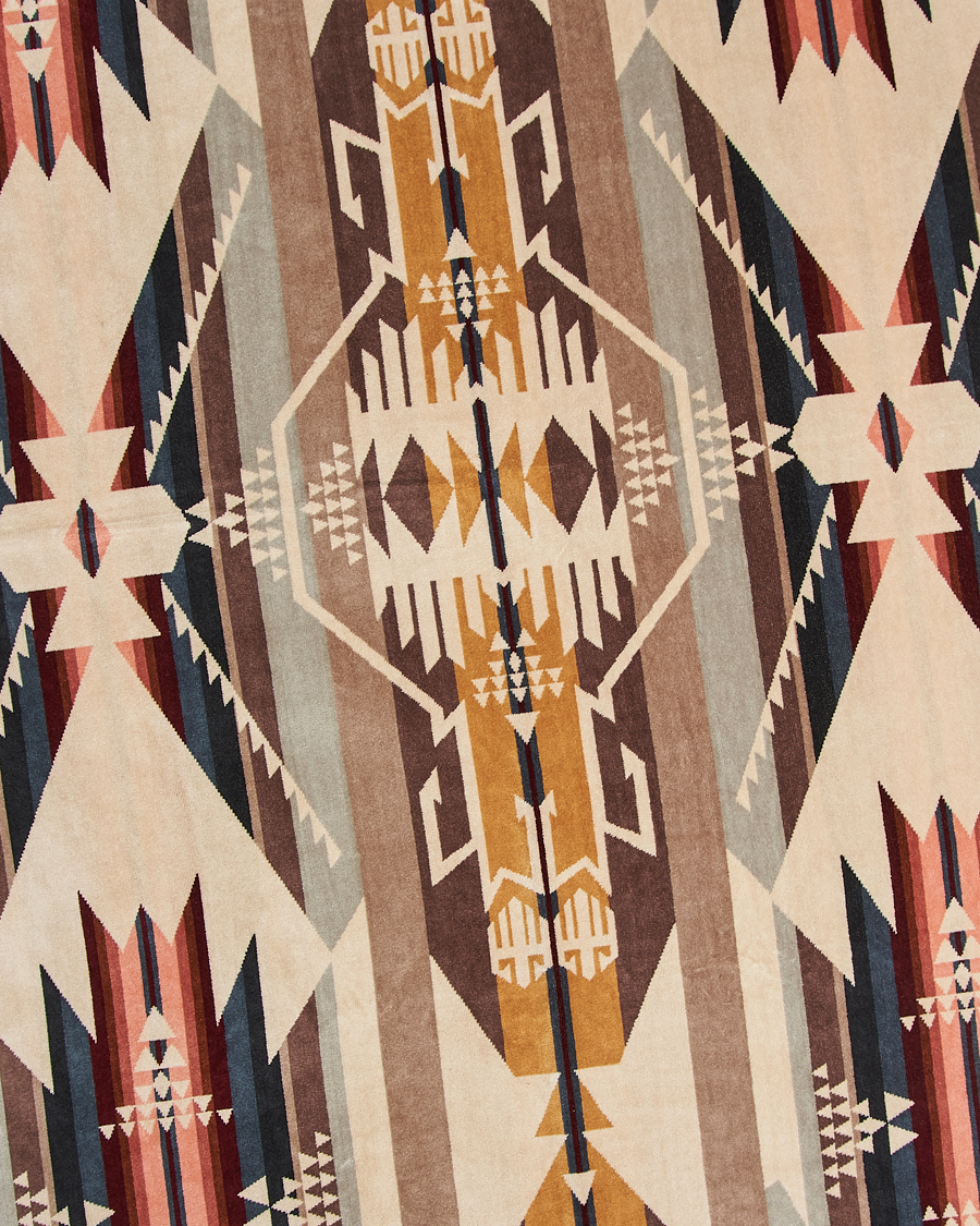 Herren | Pendleton Oversized Jacquard Spa Towel White Sands | Pendleton | Oversized Jacquard Spa Towel White Sands