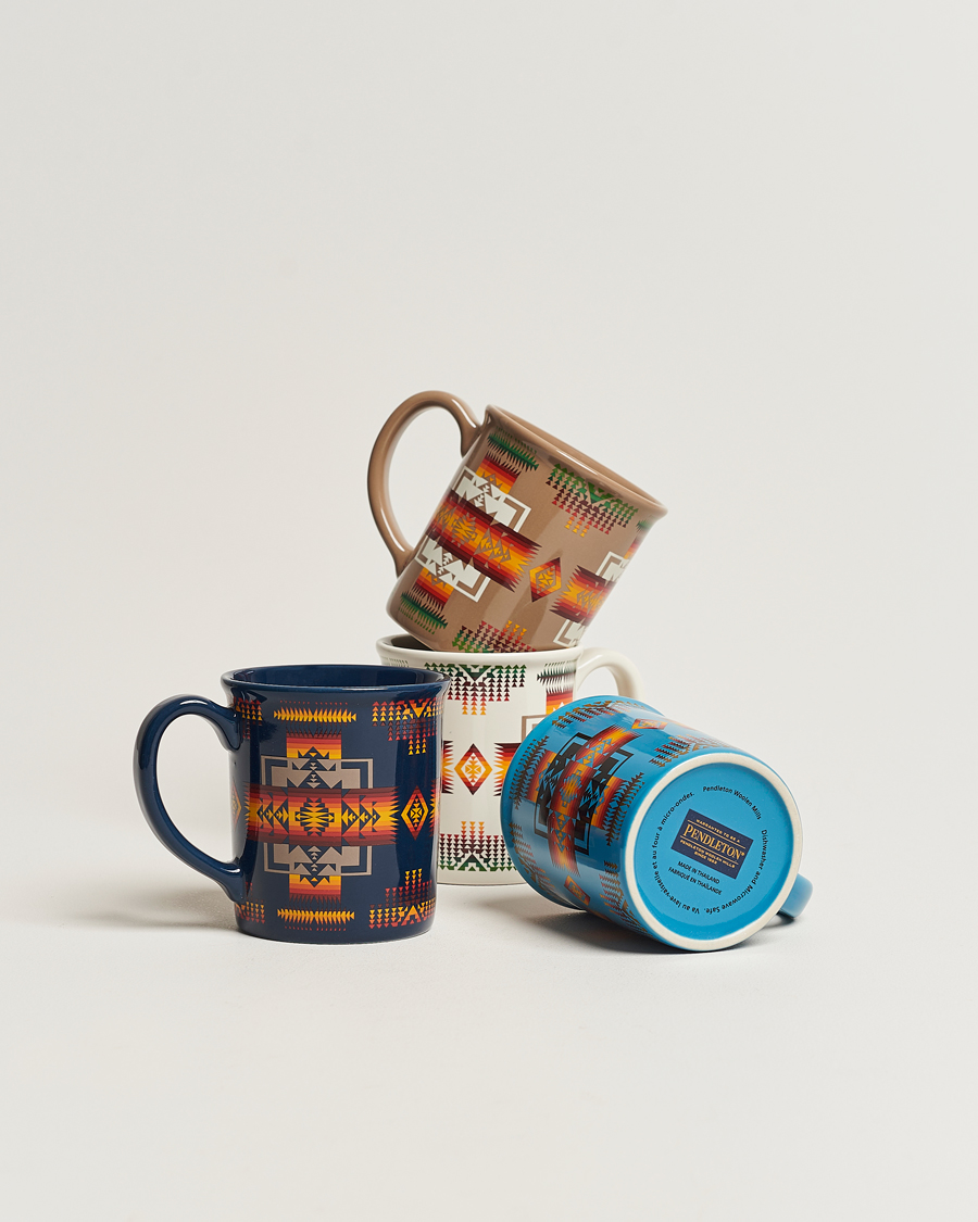 Herren | Lifestyle | Pendleton | Ceramic Mug Set 4-Pack Chief Joseph Mix