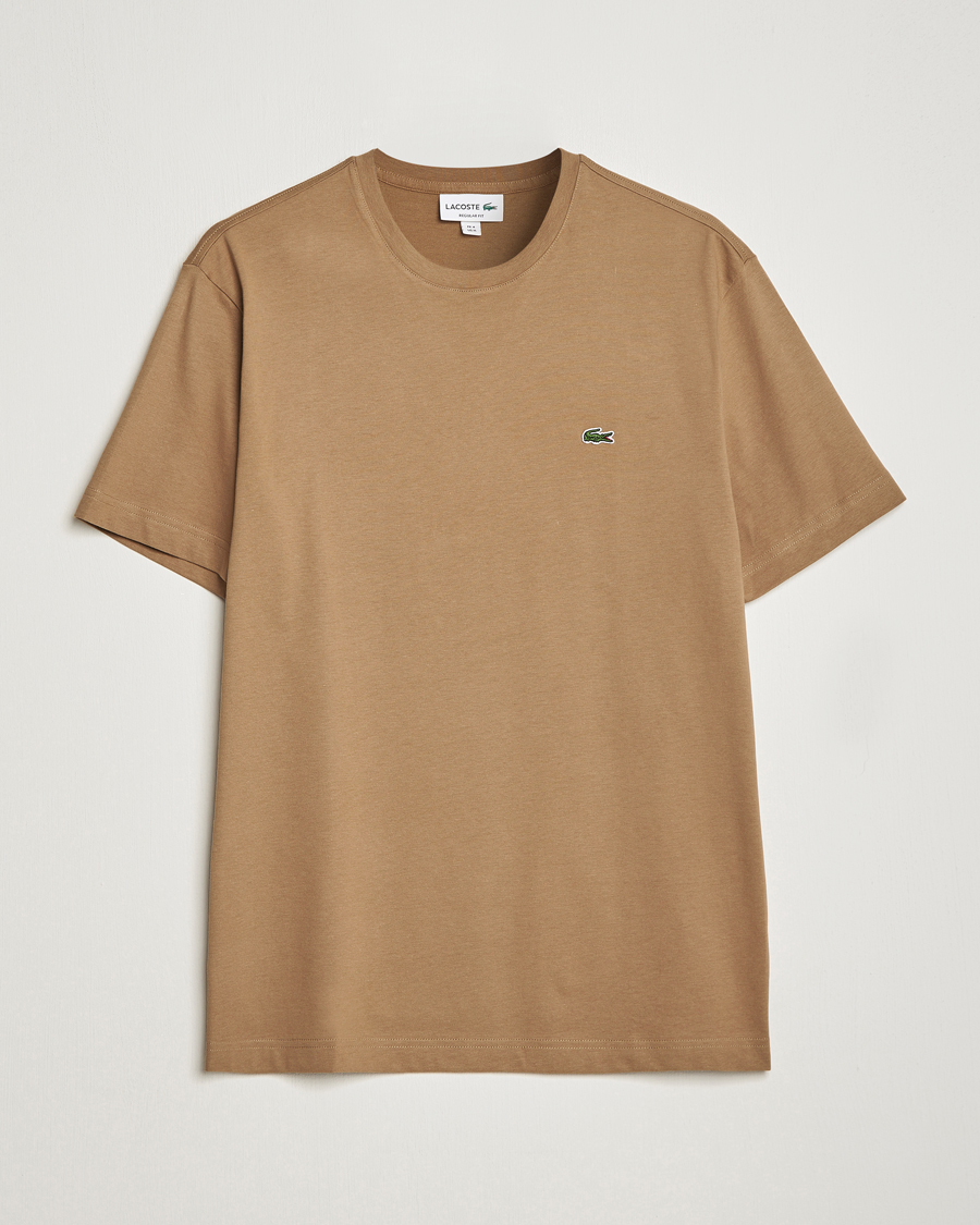 Herren | T-Shirts | Lacoste | Crew Neck T-Shirt Cookie