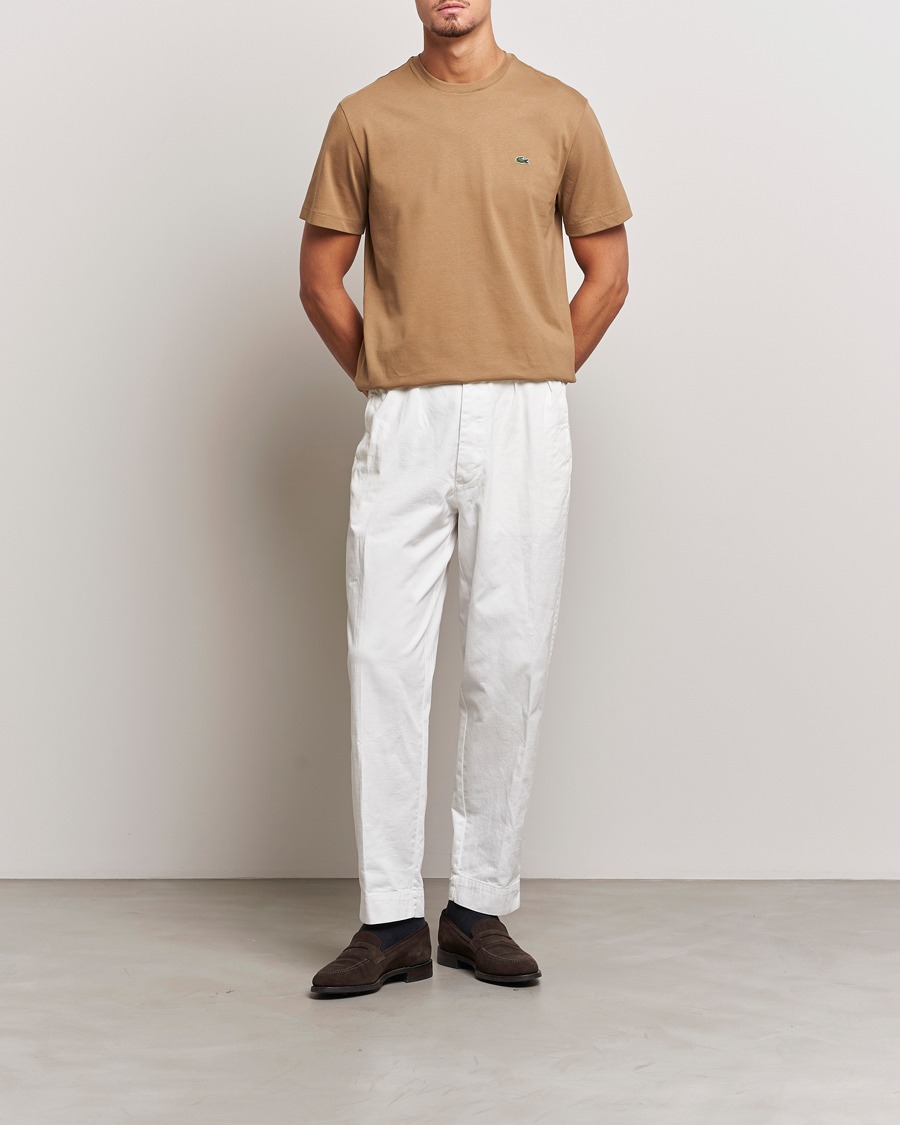 Herren | T-Shirts | Lacoste | Crew Neck T-Shirt Cookie