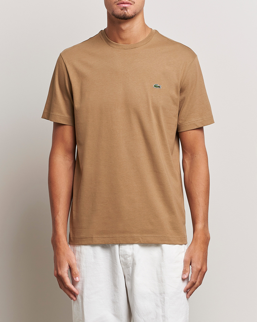 Herren | T-Shirts | Lacoste | Crew Neck T-Shirt Cookie