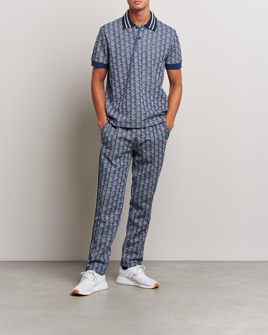 Herren | Hosen | Lacoste | Monogram Tracksuit Pants Methylene/Flour