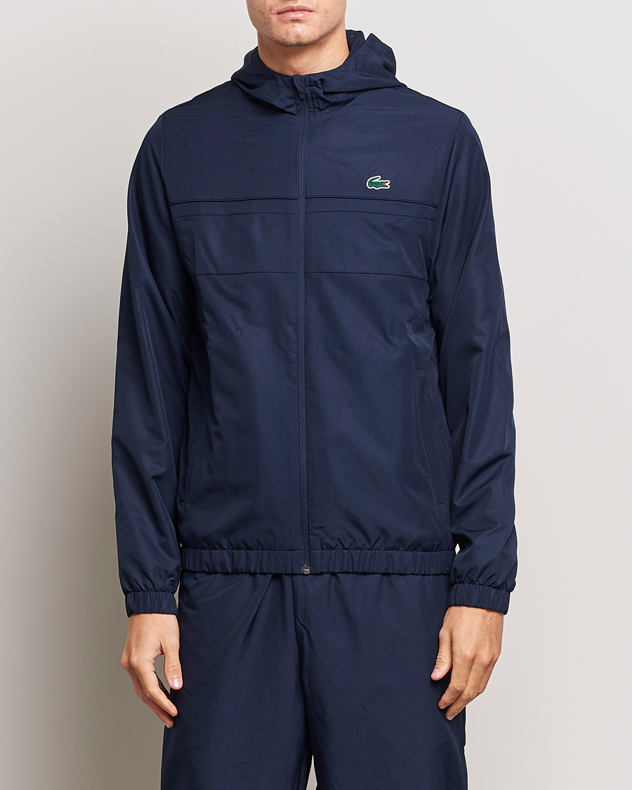 Herren | Pullover | Lacoste Sport | Performance Full Zip Hoodie Navy