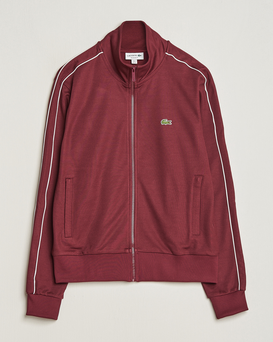 Herren | Pullover | Lacoste | Full Zip Track Jacket Dark Red