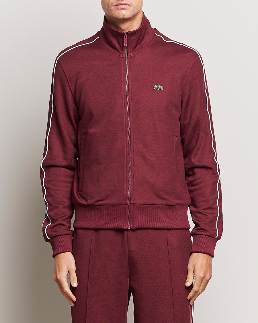 Herren | Pullover | Lacoste | Full Zip Track Jacket Dark Red