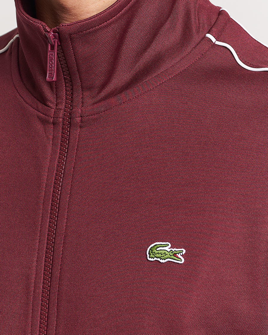 Herren | Pullover | Lacoste | Full Zip Track Jacket Dark Red