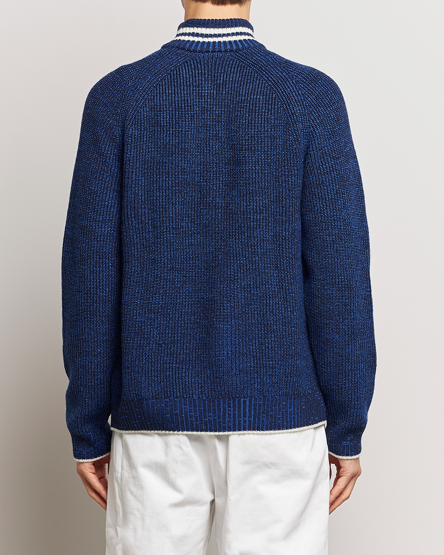 Herren | Pullover | Lacoste | Colorblocked Knitted Half Zip Navy Blue