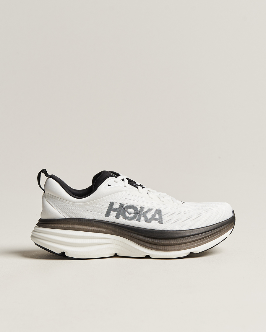 Herren | Hoka Bondi 8 White/Black | Hoka | Bondi 8 White/Black