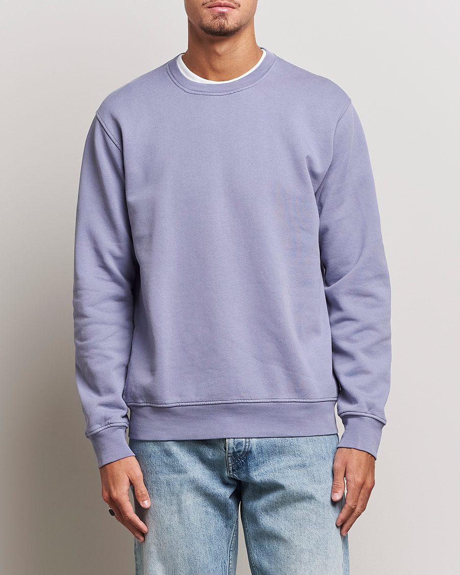 Herren | Pullover | Colorful Standard | Classic Organic Crew Neck Sweat Purple Haze