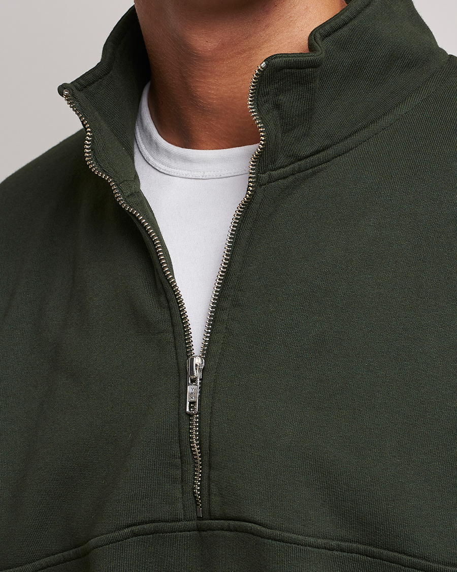 Herren | Pullover | Colorful Standard | Classic Organic Half-Zip Hunter Green
